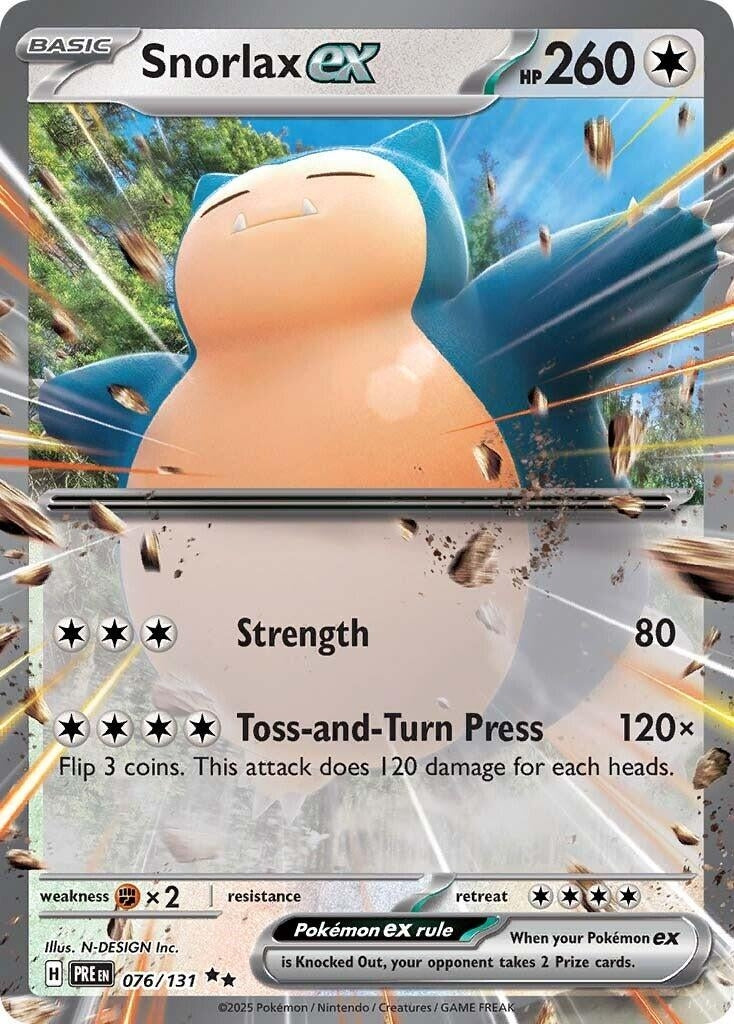 Image for Snorlax ex (076/131) - Pokemon
