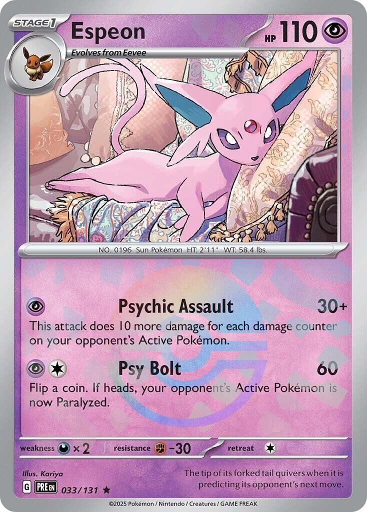 Image for Espeon (Poke Ball Pattern) (033/131) - Pokemon