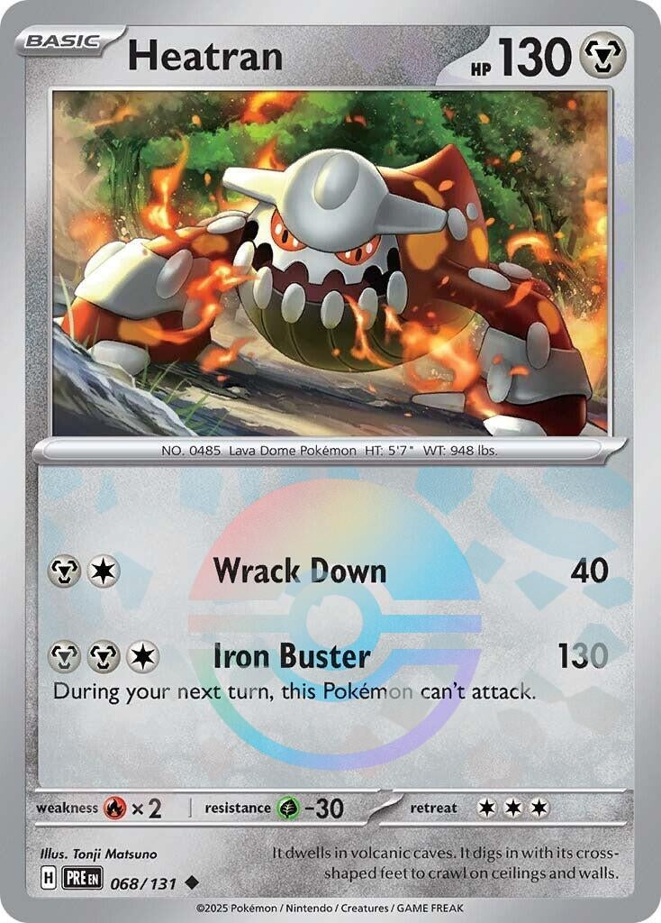 Image for Heatran (Poke Ball Pattern) (068/131) - Pokemon