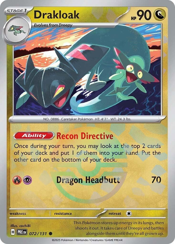Image for Drakloak (Poke Ball Pattern) (072/131) - Pokemon