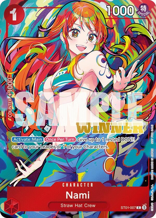 Image for Nami (2025 New Year Event Winner) (ST01-007) - One Piece Card Game
