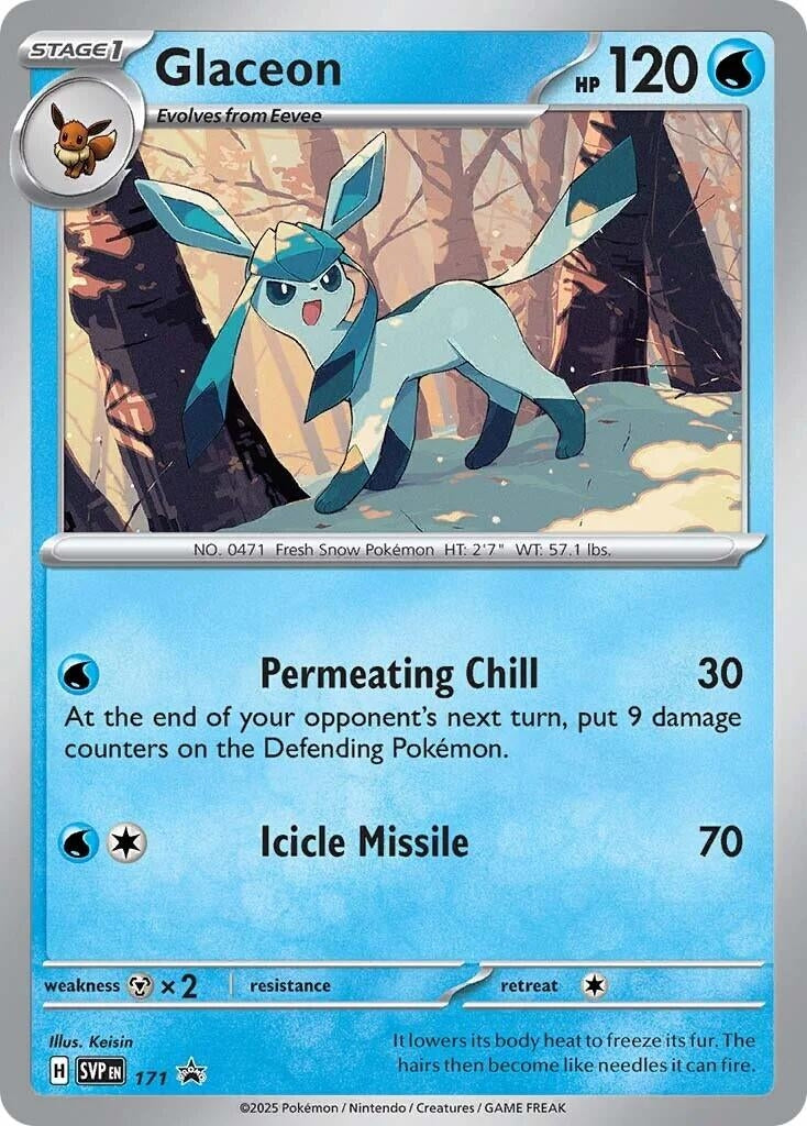 Image for Glaceon - 171 (Cosmos Holo) (171) - Pokemon