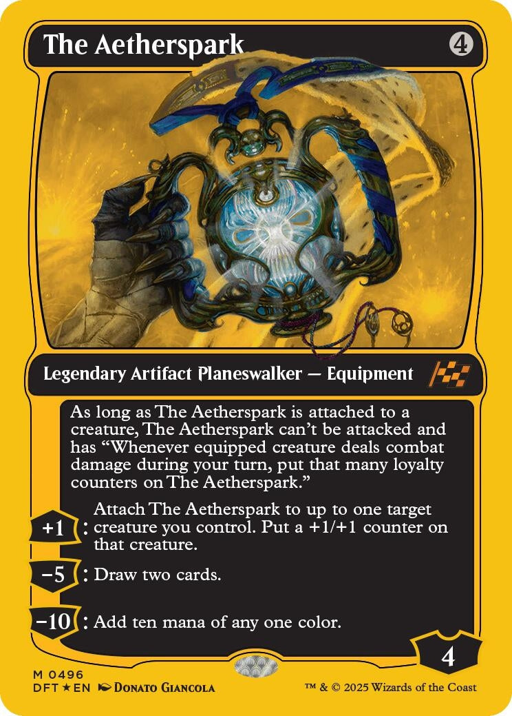 Image for The Aetherspark (First-Place Foil) (496) - Magic: The Gathering
