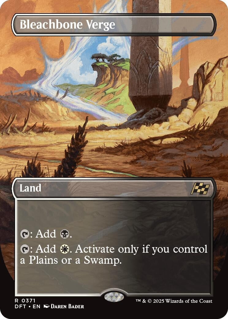 Image for Bleachbone Verge (Borderless) (371) - Magic: The Gathering