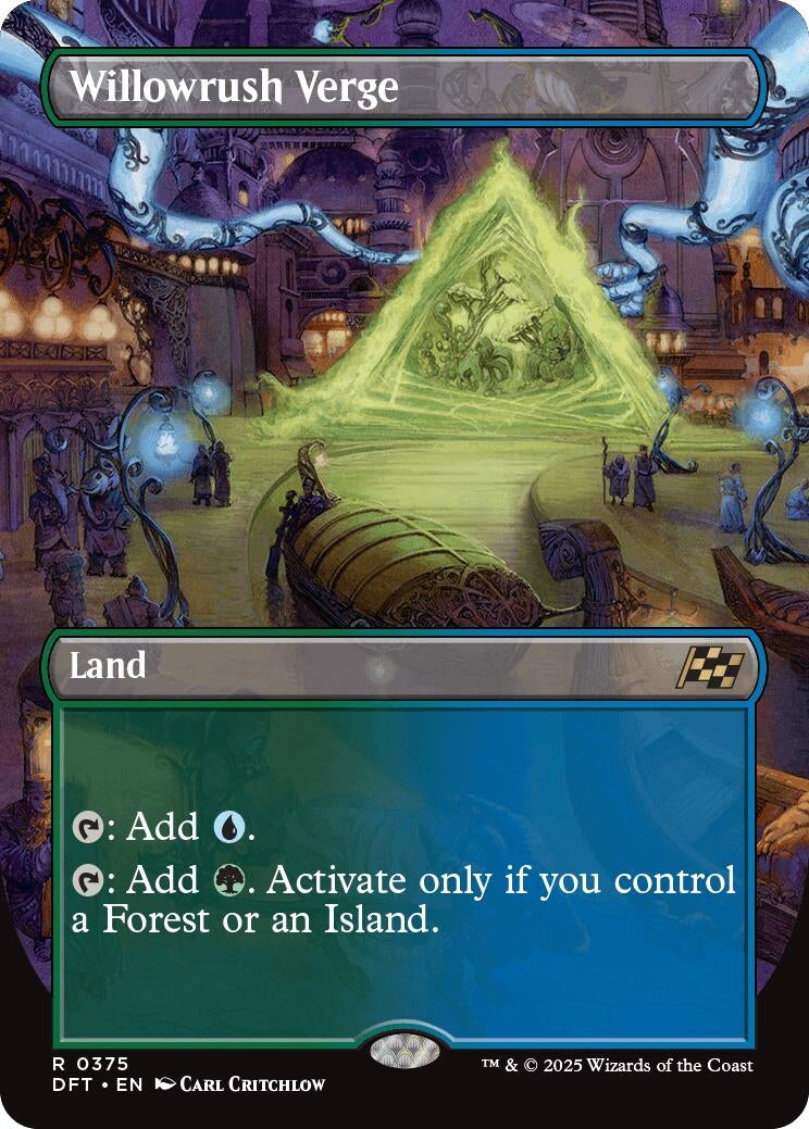 Image for Willowrush Verge (Borderless) (375) - Magic: The Gathering
