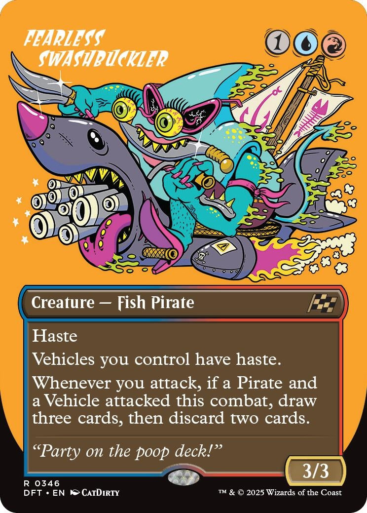 Image for Fearless Swashbuckler (Borderless) (346) - Magic: The Gathering