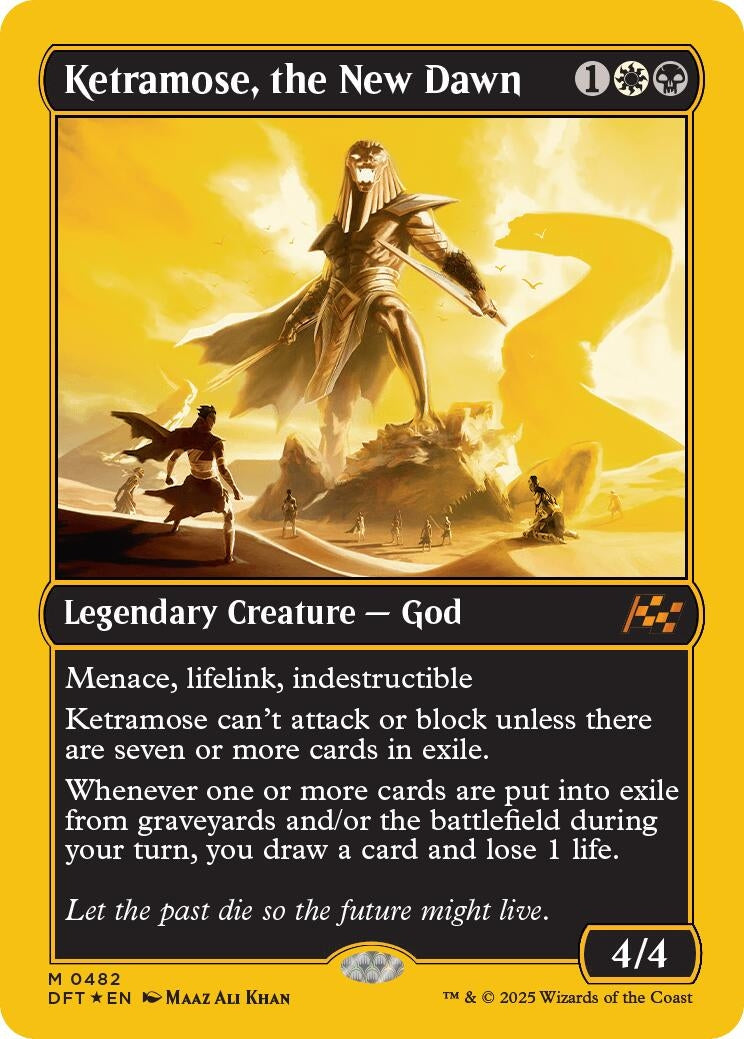 Image for Ketramose, the New Dawn (First-Place Foil) (482) - Magic: The Gathering