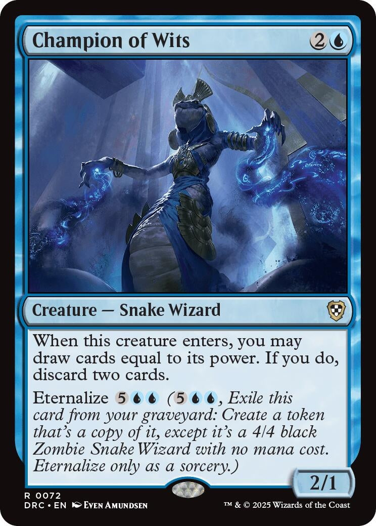 Image for Champion of Wits (72) - Magic: The Gathering