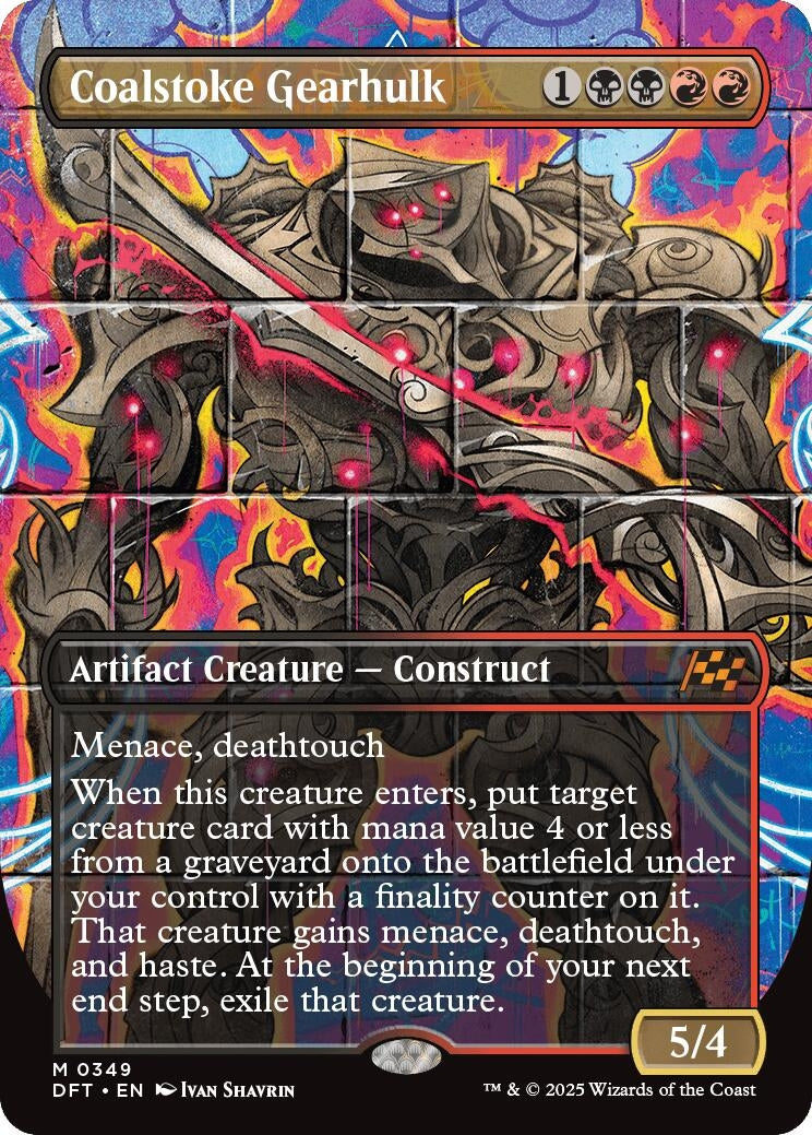 Image for Coalstoke Gearhulk (Borderless) (349) - Magic: The Gathering