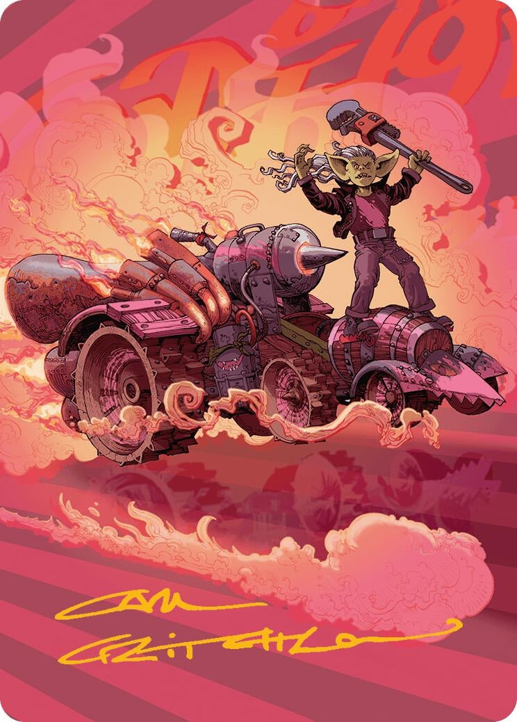 Image for Burner Rocket Art Card (Gold-Stamped Signature) (41) - Magic: The Gathering