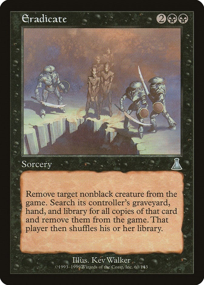 Image for Eradicate (60) - Magic: The Gathering