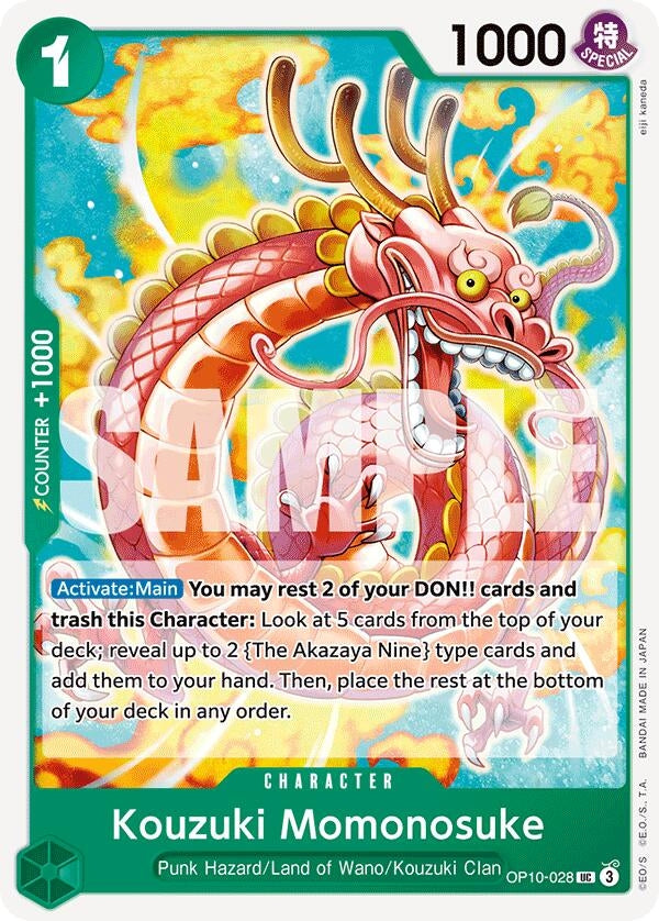 Image for Kouzuki Momonosuke (028) (OP10-028) - One Piece Card Game