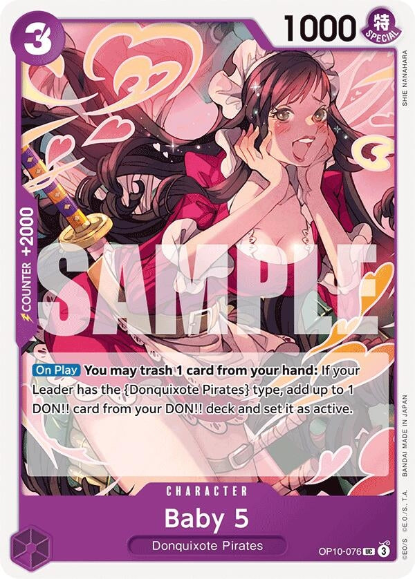 Image for Baby 5 (OP10-076) - One Piece Card Game