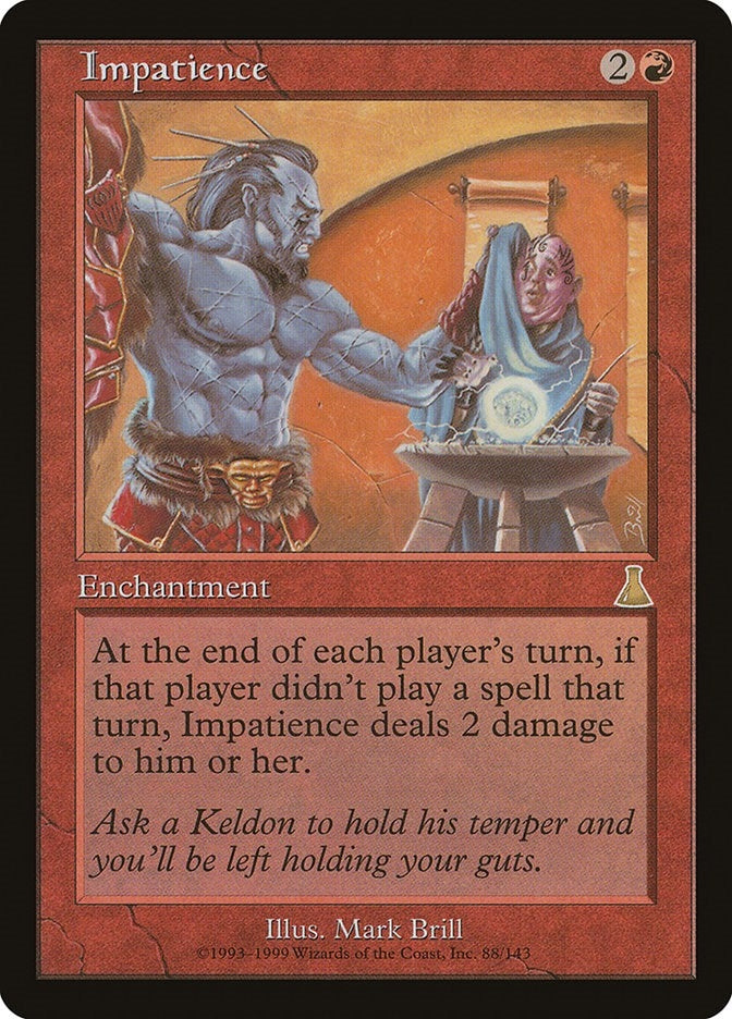 Image for Impatience (88) - Magic: The Gathering