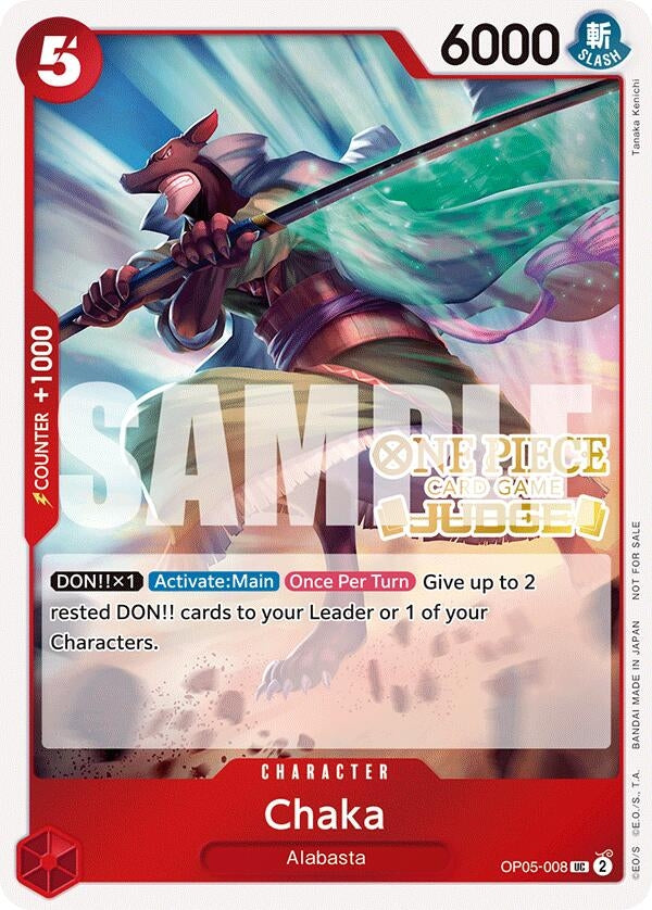 Image for Chaka (Judge Pack Vol. 5) (OP05-008) - One Piece Card Game