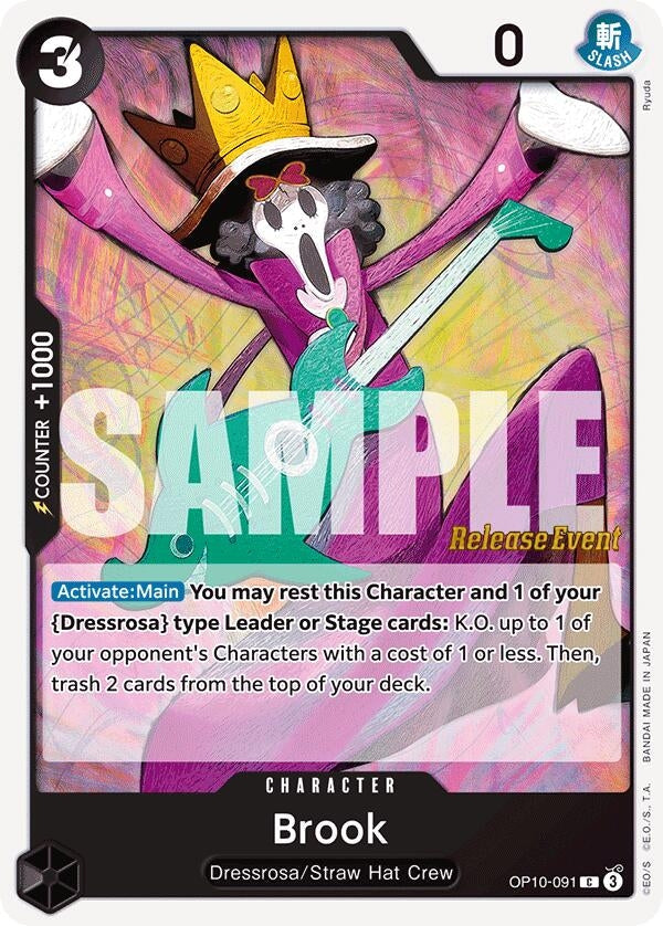 Image for Brook (091) (OP10-091) - One Piece Card Game