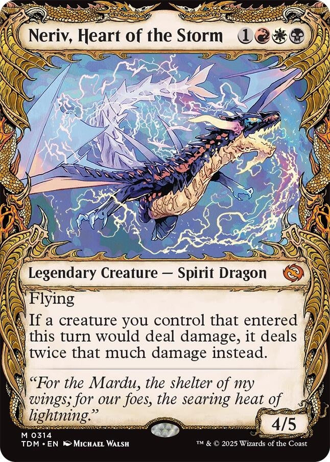 Image for Neriv, Heart of the Storm (Showcase) (314) - Magic: The Gathering