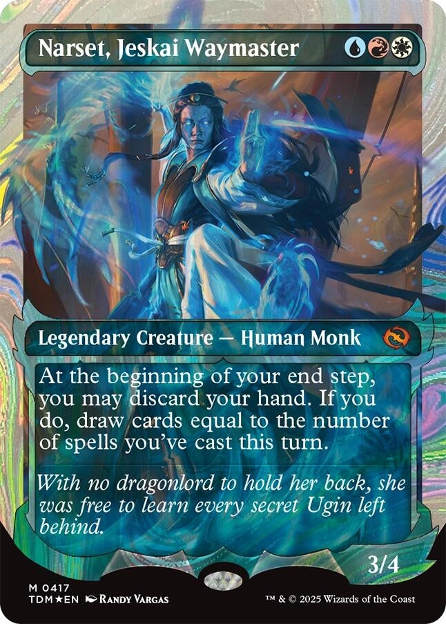 Image for Narset, Jeskai Waymaster (Showcase) (Halo Foil) (417) - Magic: The Gathering