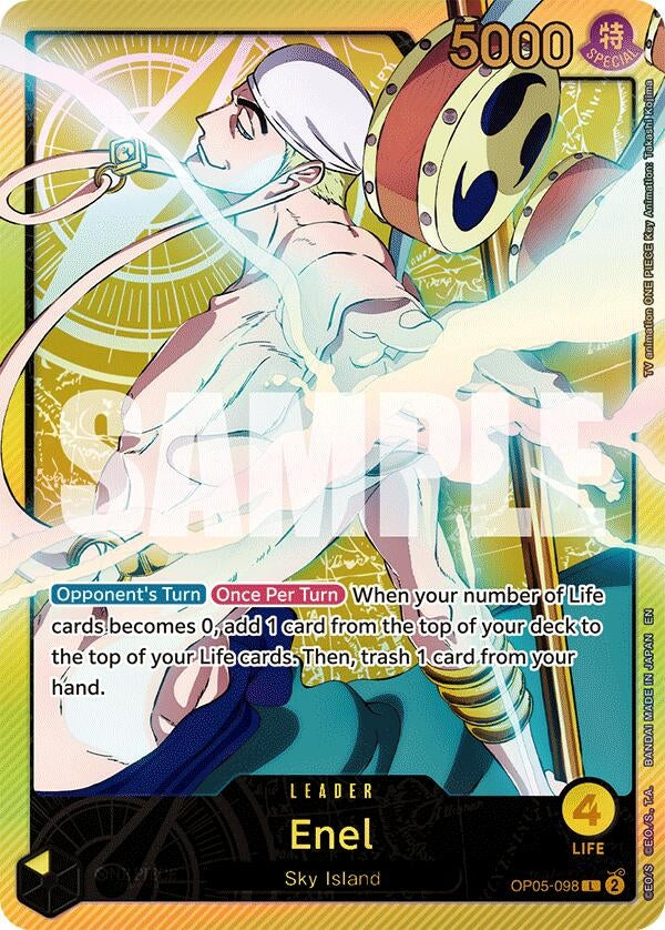 Image for Enel (SPR) (OP05-098) - One Piece Card Game
