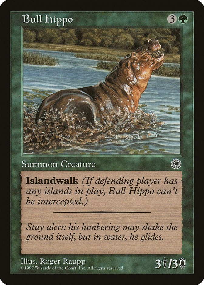 Image for Bull Hippo (Flavor Text) - Magic: The Gathering