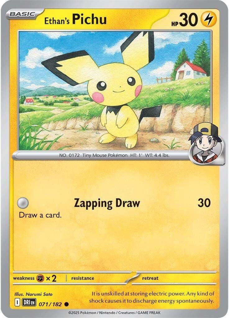 Image for Ethan's Pichu (071/182) - Pokemon