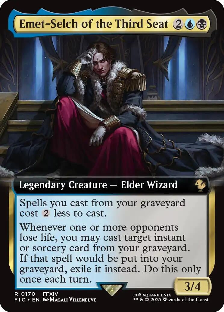 Image for Emet-Selch of the Third Seat (Extended Art) (170) - Magic: The Gathering