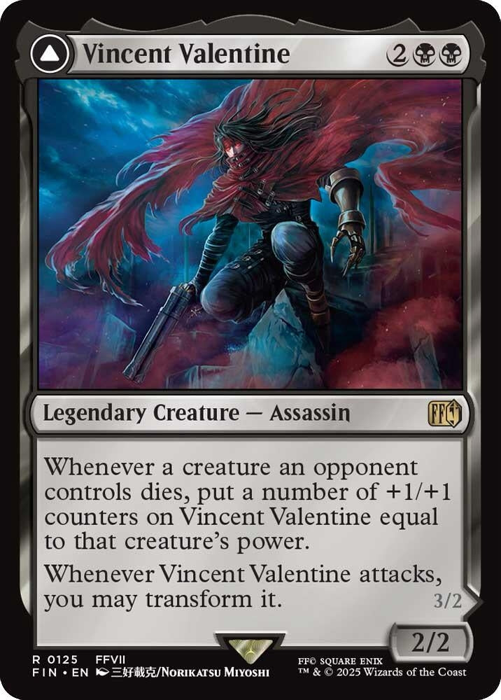 Image for Vincent Valentine (125) - Magic: The Gathering