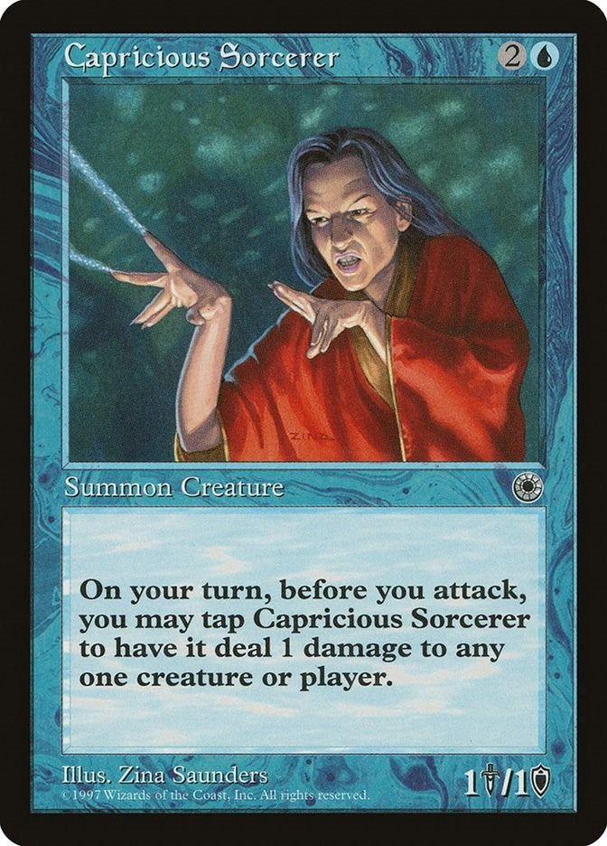 Image for Capricious Sorcerer - Magic: The Gathering