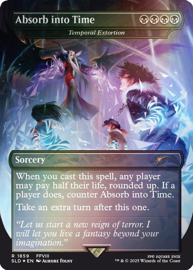 Absorb into Time - Temporal Extortion (Rainbow Foil) (1859)