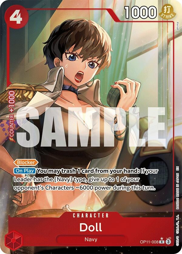 Image for Doll (Alternate Art) (OP11-008) - One Piece Card Game
