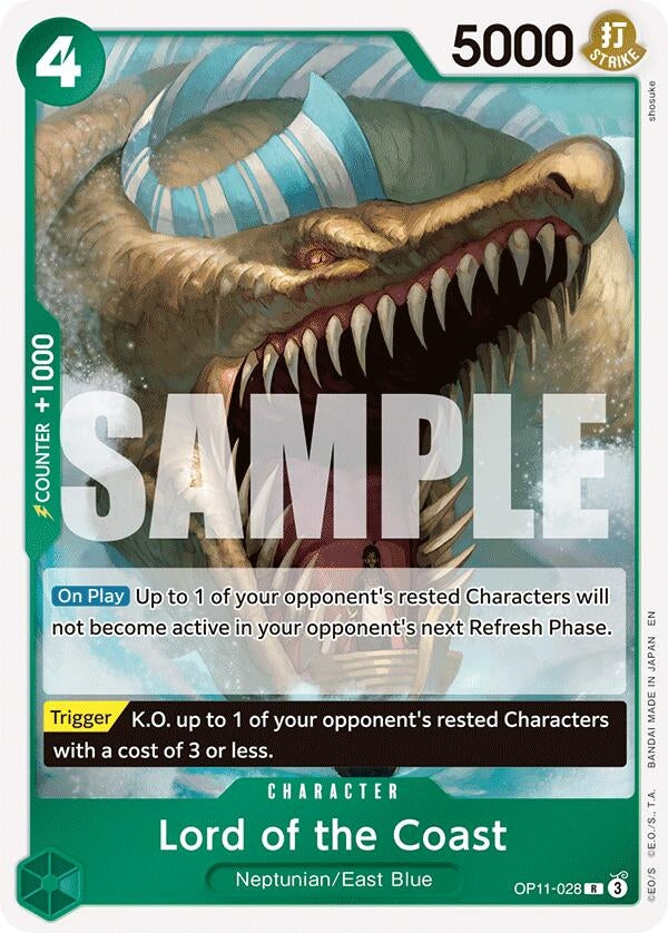 Image for Lord of the Coast (OP11-028) - One Piece Card Game