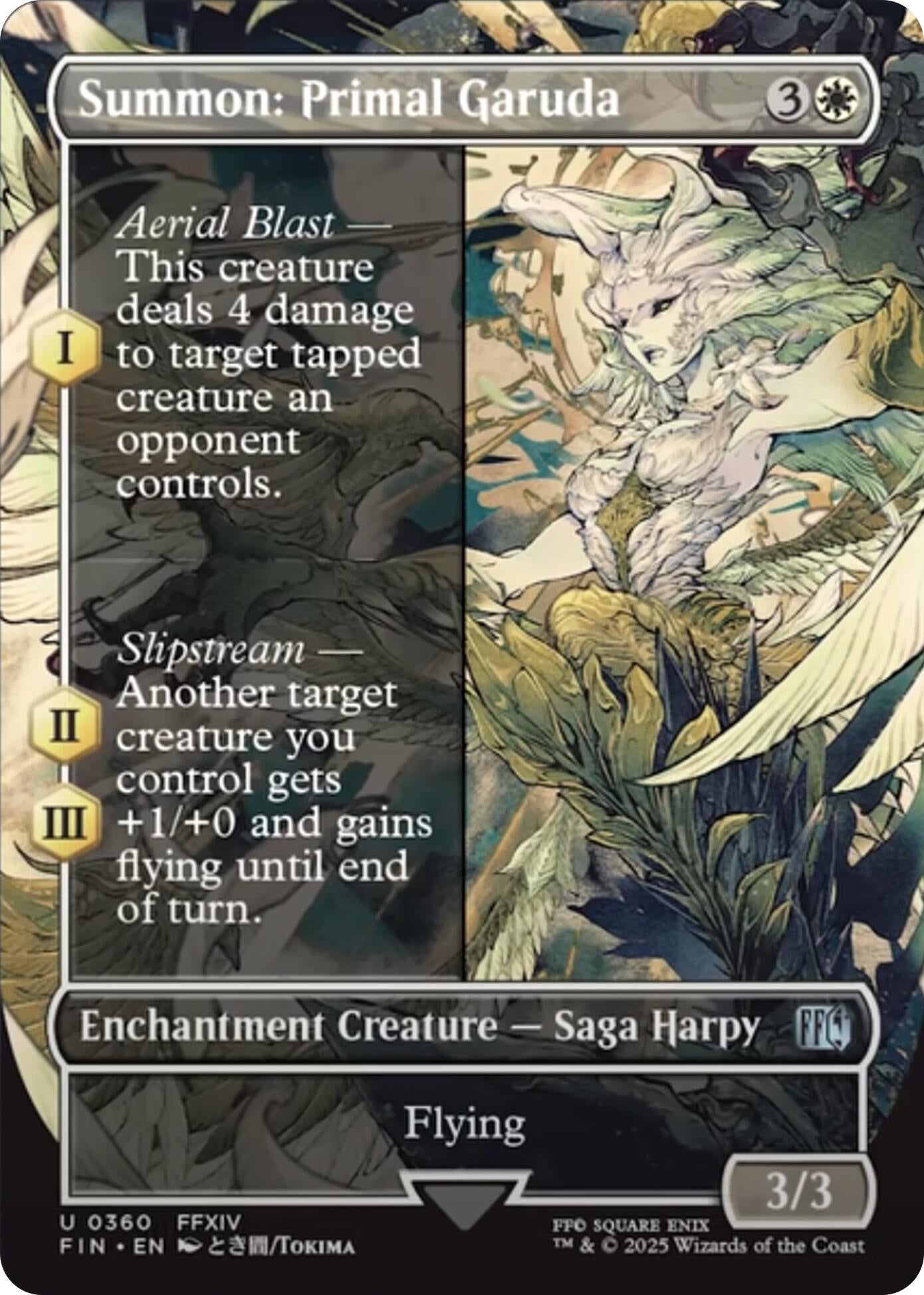 Image for Summon: Primal Garuda (Borderless) (360) - Magic: The Gathering