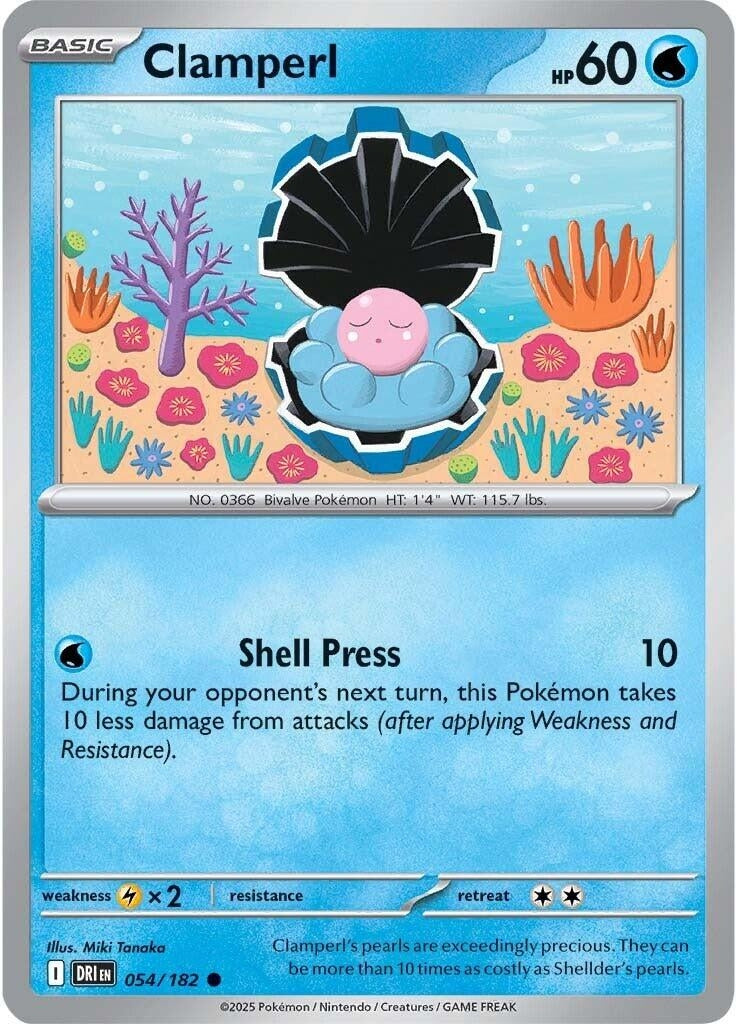 Image for Clamperl (054/182) - Pokemon