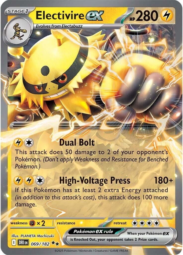 Image for Electivire ex (069/182) - Pokemon