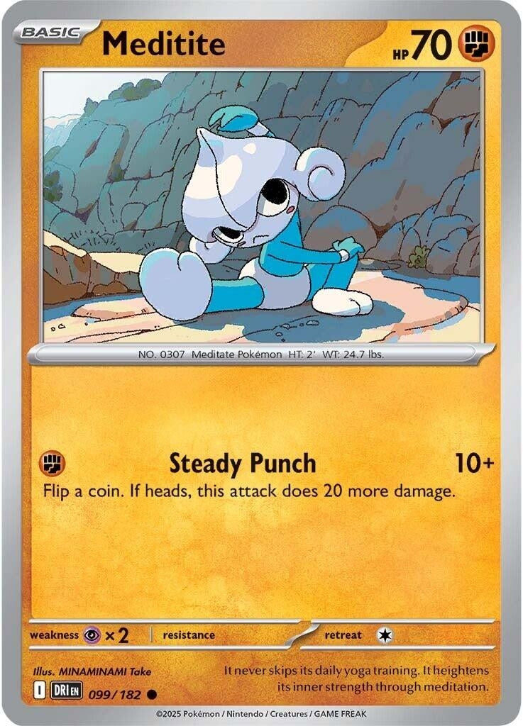 Image for Meditite (099/182) - Pokemon