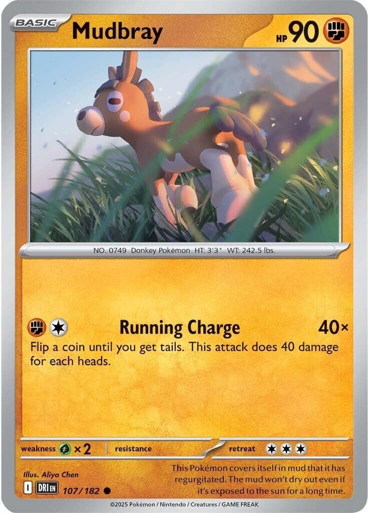 Image for Mudbray (107/182) - Pokemon