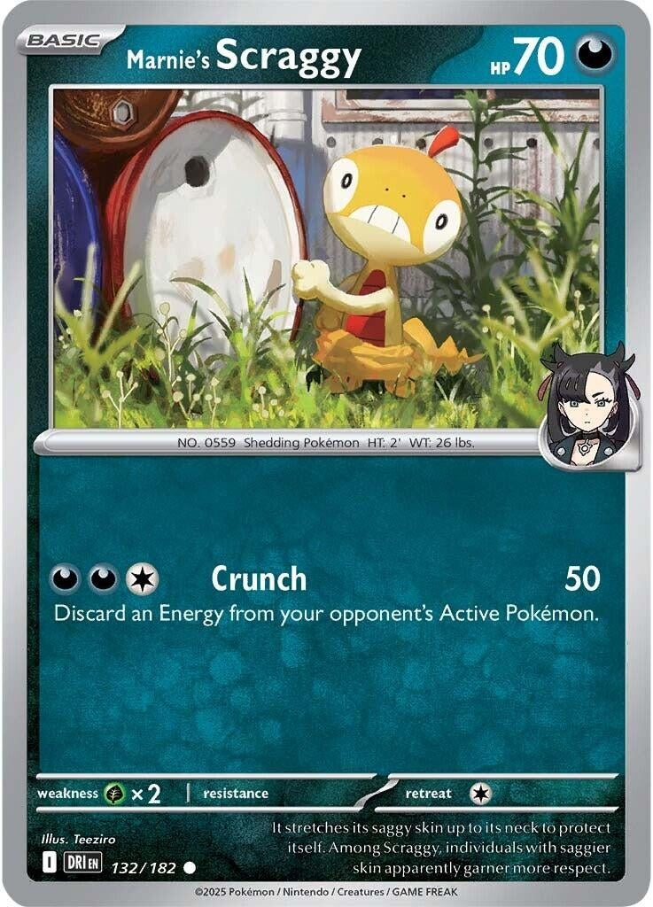 Image for Marnie's Scraggy (132/182) - Pokemon
