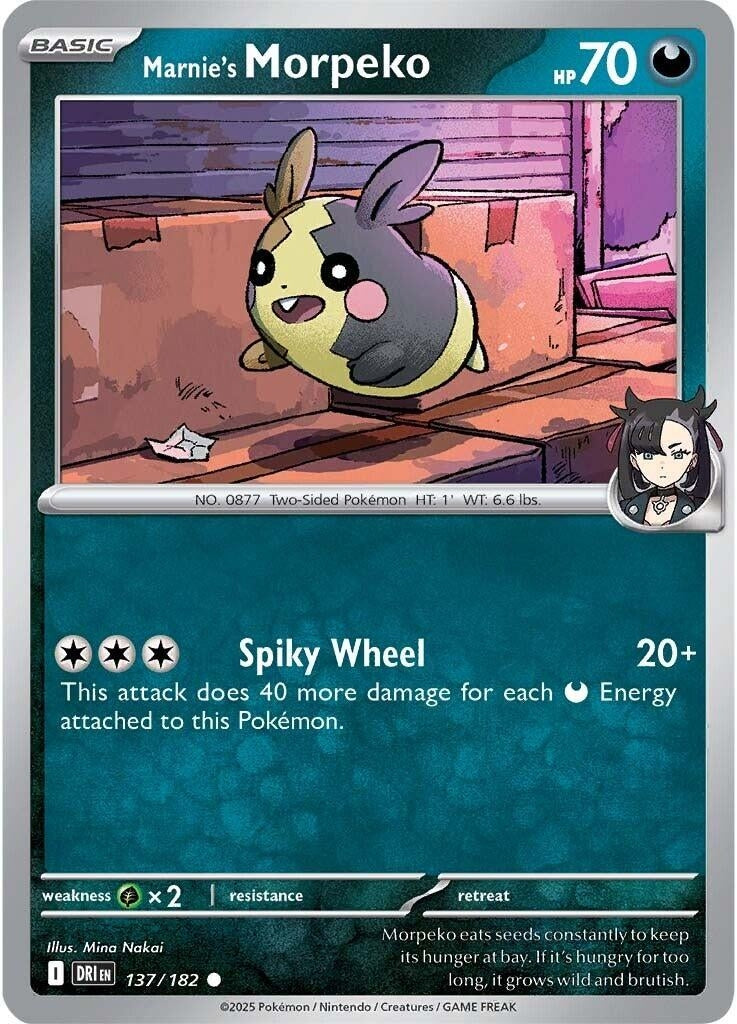 Image for Marnie's Morpeko (137/182) - Pokemon
