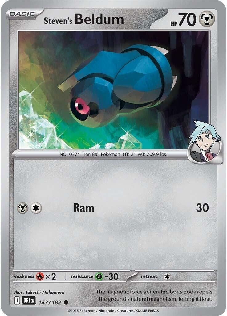 Image for Steven's Beldum (143/182) - Pokemon