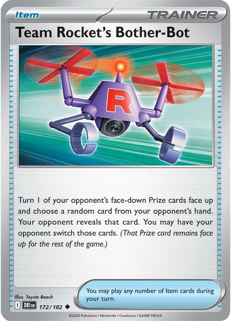 Image for Team Rocket's Bother-Bot (172/182) - Pokemon