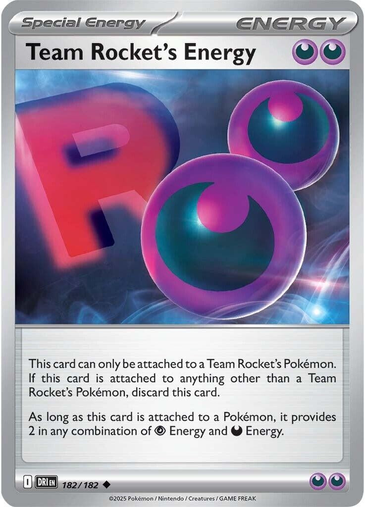 Image for Team Rocket's Energy (182/182) - Pokemon