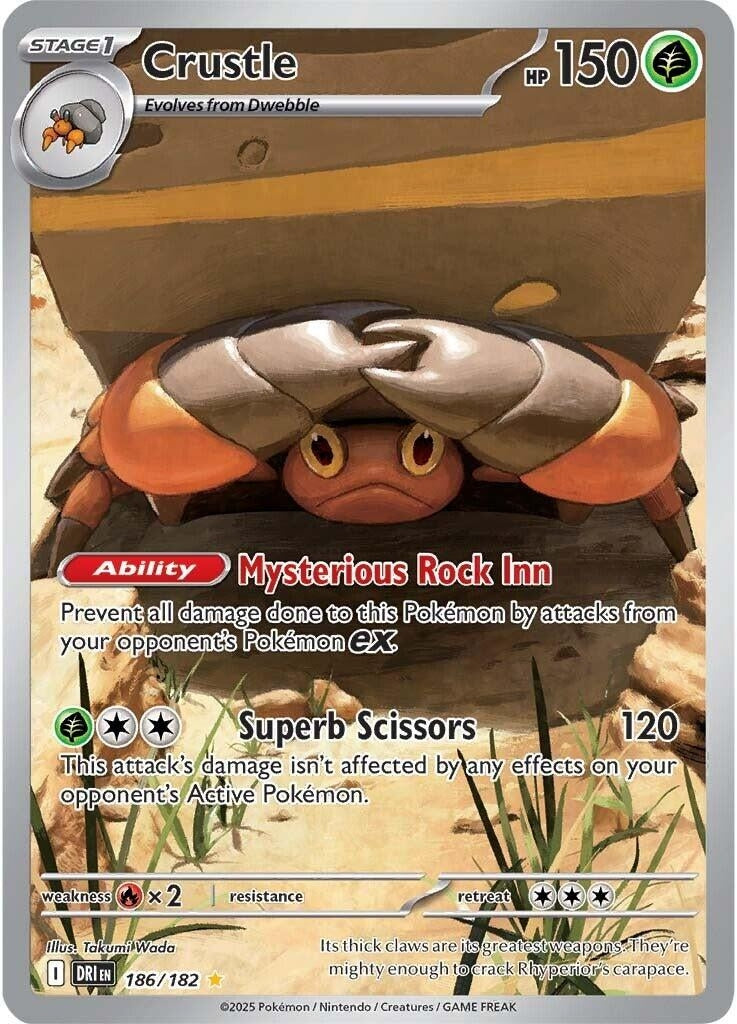 Image for Crustle (186/182) - Pokemon