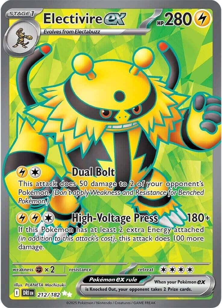 Image for Electivire ex (212/182) - Pokemon