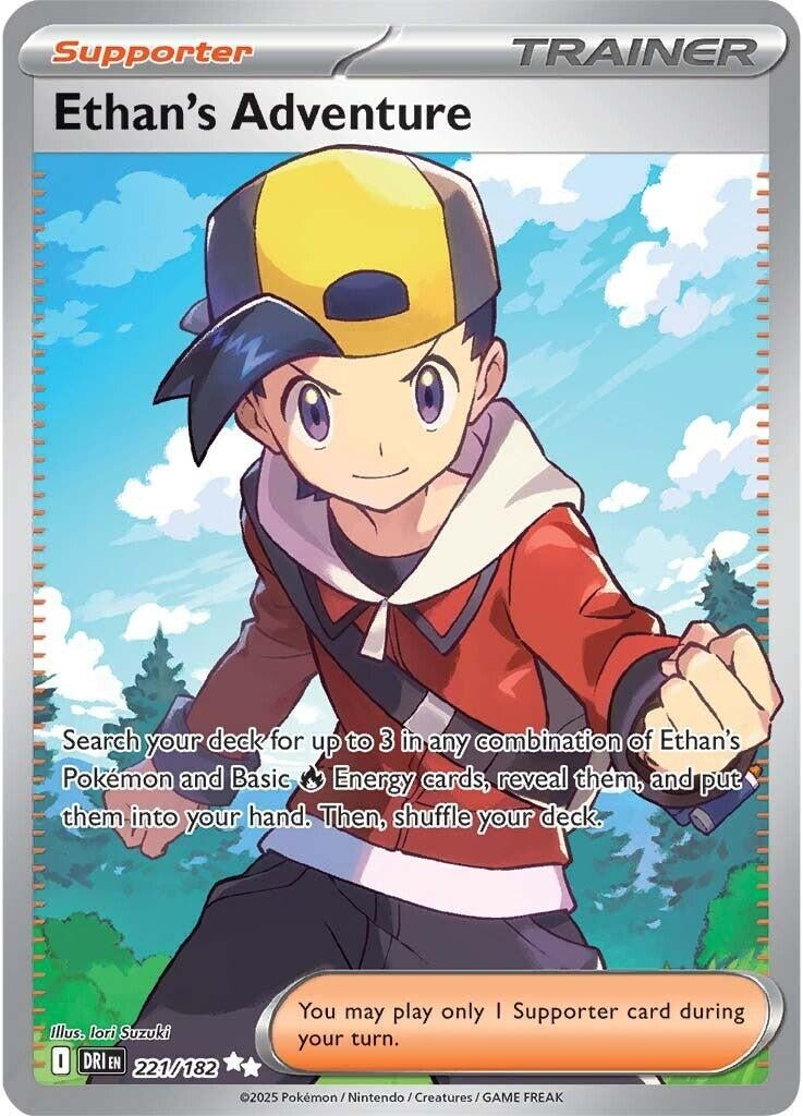 Image for Ethan's Adventure (221/182) - Pokemon