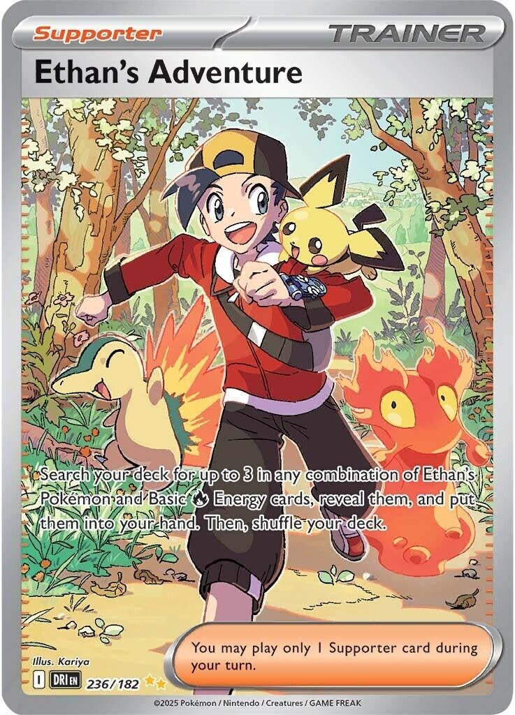 Image for Ethan's Adventure (236/182) - Pokemon