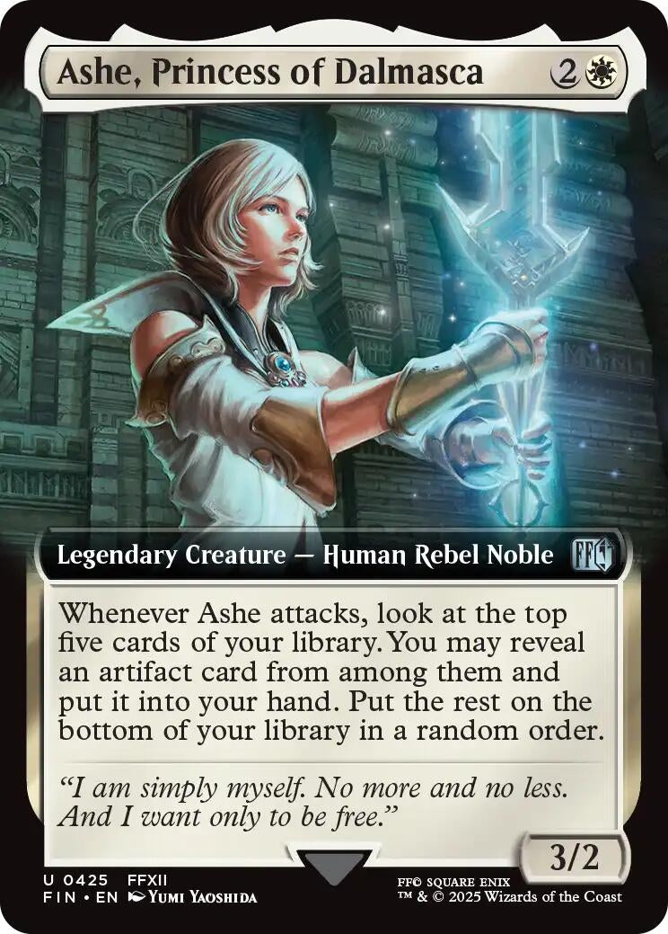 Image for Ashe, Princess of Dalmasca (Extended Art) (425) - Magic: The Gathering