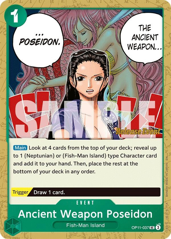 Ancient Weapon Poseidon (OP11-037)