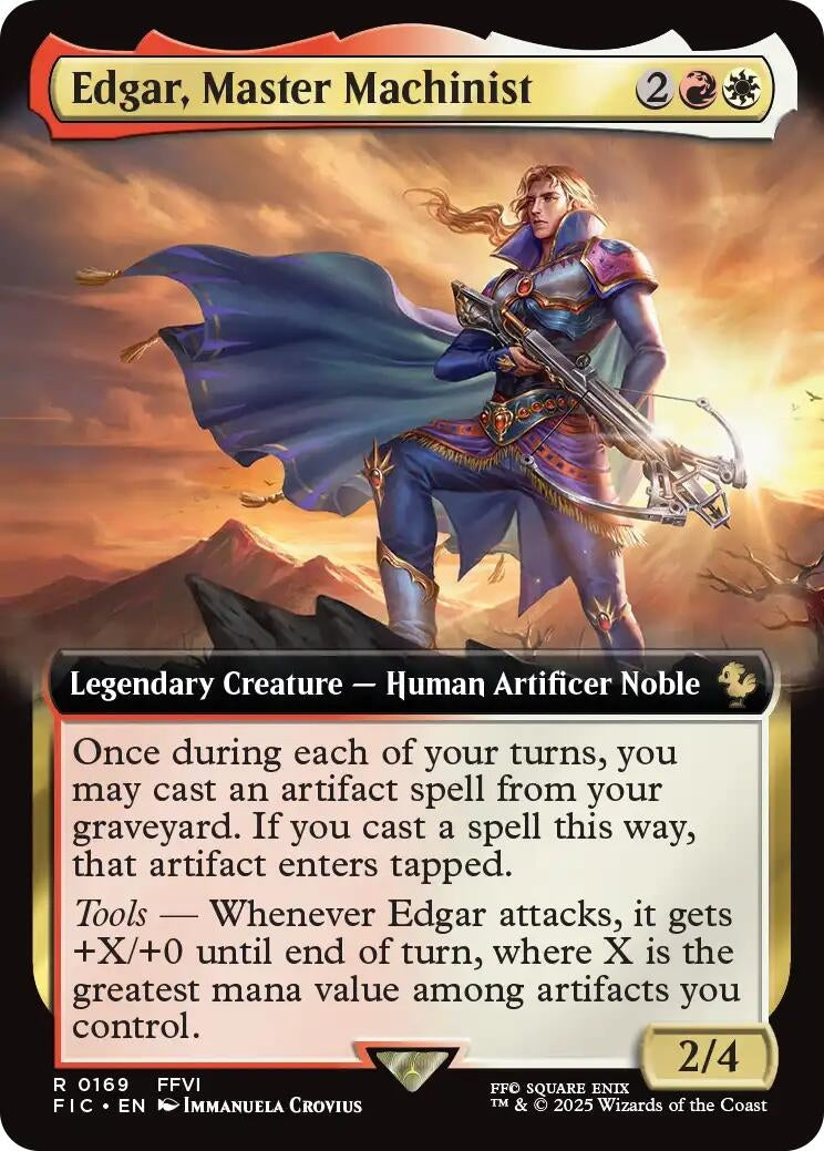 Image for Edgar, Master Machinist (Extended Art) (169) - Magic: The Gathering