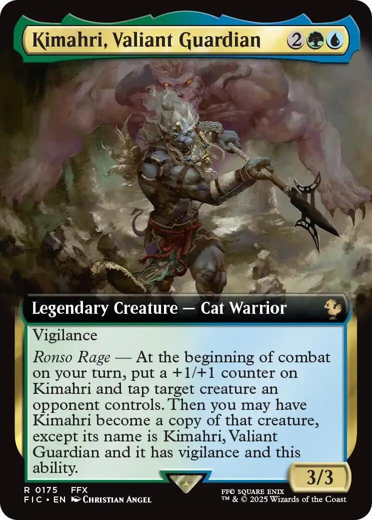 Image for Kimahri, Valiant Guardian (Extended Art) (175) - Magic: The Gathering