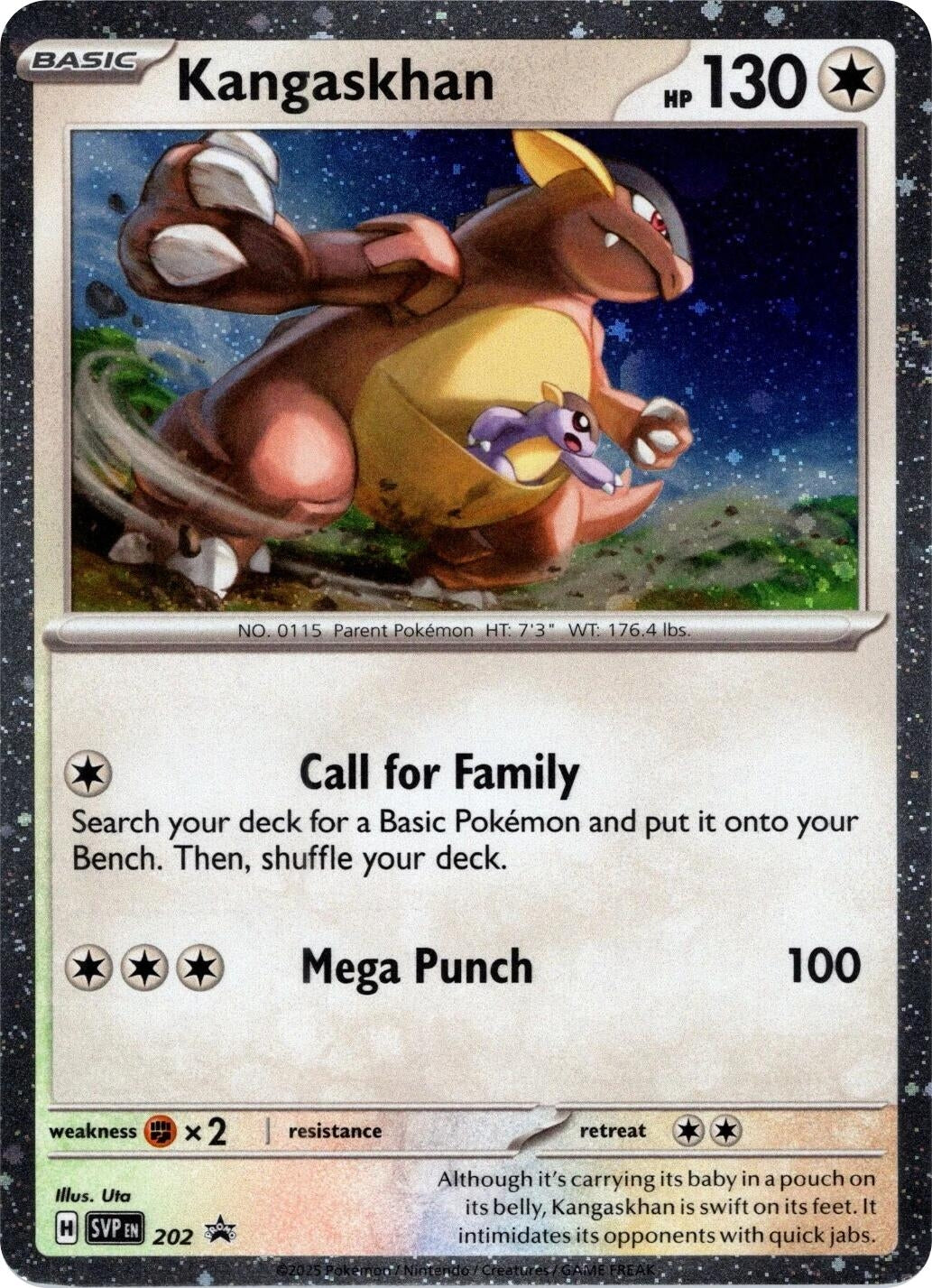 Image for Kangaskhan - 202 (Cosmos Holo) (202) - Pokemon